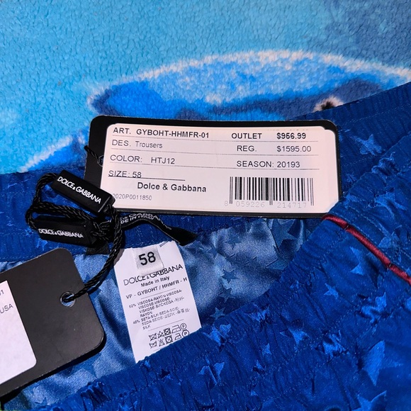 Dolce & Gabbana Multicolor Graphic Pants - Picture 5 of 5